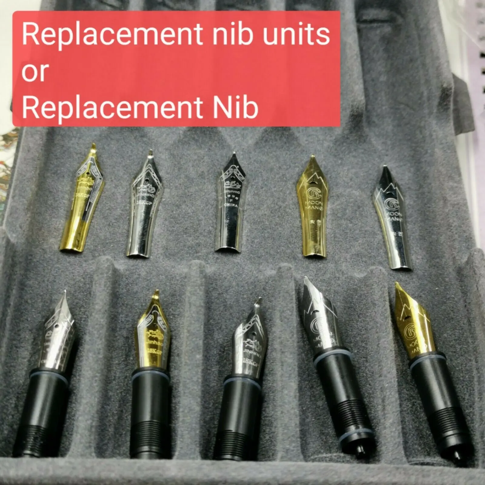 5PCS Jinhao fountain pen nib iridium tip pen nib accessories New listing