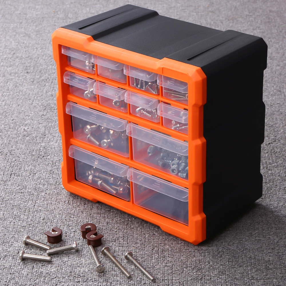Ящик пластик коробка для хранения деталей аппаратные средства Коробка органайзер мастерская инструменты компоненты контейнер