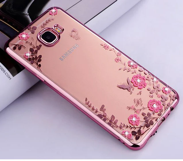 Чехол для samsung Galaxy J5 Prime, милый кот, тигр, Ститч, единорог, 3D мультяшный чехол для телефона, для samsung J5 J7 Prime, силиконовый чехол - Цвет: flower tpu rose gold