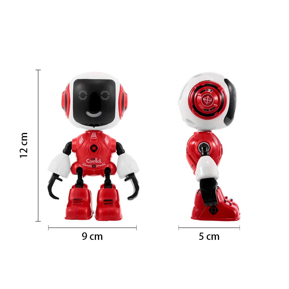 99611 Радиоуправляемый мини-робот, умный робот с сенсорным управлением, DIY моделирование разговора, светодиодный светильник, радиоуправляемые игрушки, держатель для телефона, подарок для детей