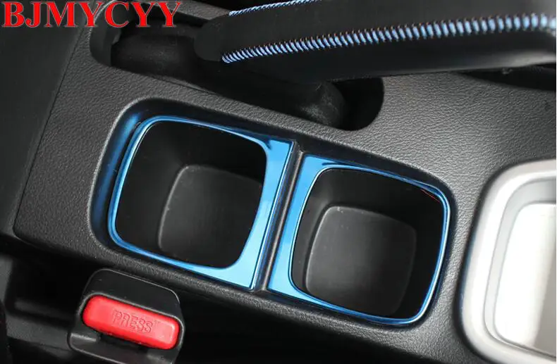 BJMYCYY нержавеющая сталь декоративная рамка для Автомобильная кружка панель для Suzuki Vitara