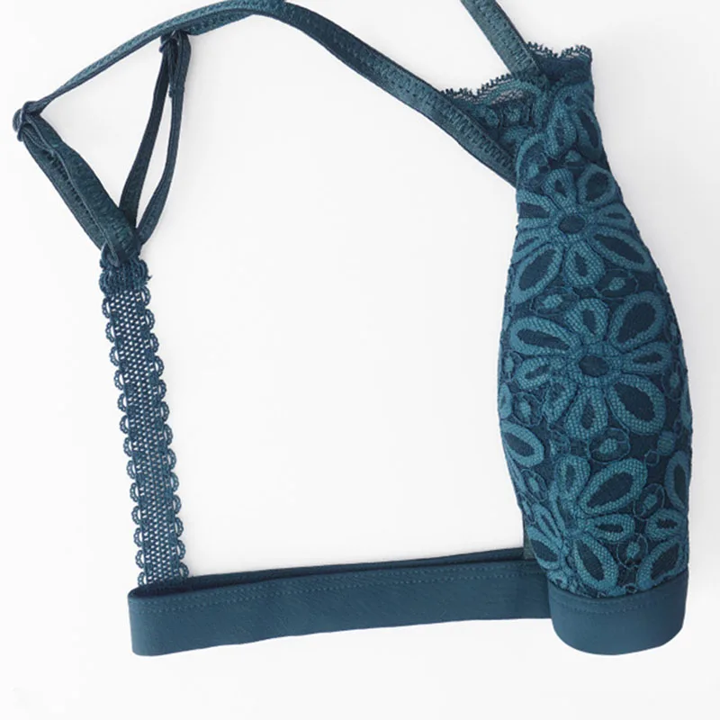 Women Sexy Bra Set Fashion Lace Seamless Wireless (5)