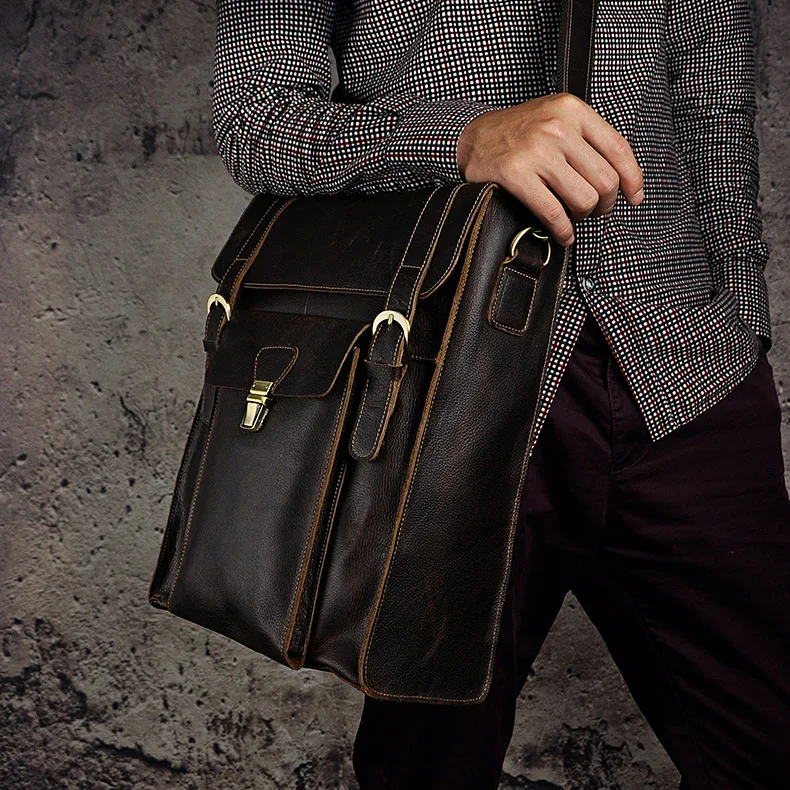 Men Real Leather Designer Casual Travel Bag Male Fashion Backpack Daypack University Student School Book Bag Shoulder 2106