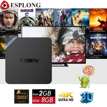 Nueva S905X T95N Mini M8S Pro Android 6.0 TV Box Quad Core 2 GB 8 GB Bluetooth 4.0 Wifi Kodi 16.1 caja IPTV Inteligente 4 K HD Set top caja