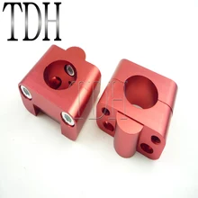 Красный алюминиевый рычаг управления зажим Riser 1-1/" Pit Dirt Bike мотоцикл ATV Quad 28 мм ручка бар зажим Крепление для Honda