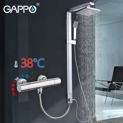 GAPPO смеситель для душа термостатический дождя круглый смесителя настенное крепление mostatic душ смеситель для ванны смеситель для душа краны s