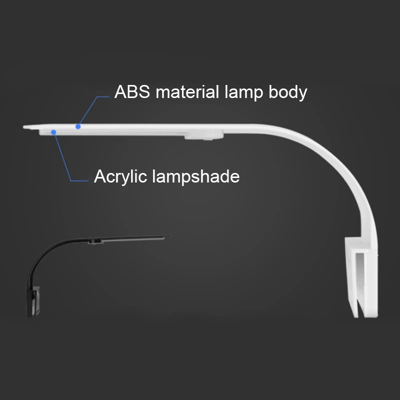 Супер тонкий светодиодный светильник для аквариума, растительный светильник 5 Вт/10 Вт/15 Вт, освещение для водных растений, водонепроницаемая лампа с зажимом для аквариума