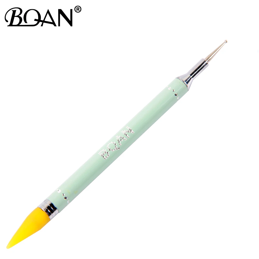 BQAN 1 шт. 2 головки воска точечный карандаш для захвата ногтей Стразы гель