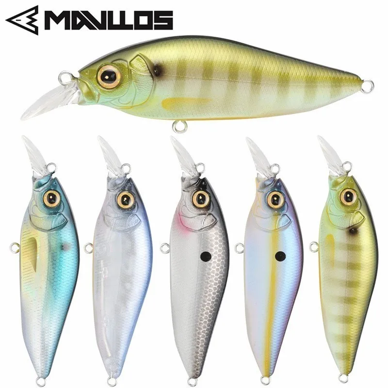  Mavllos Minnow Bait Fishing Lure 9.5cm 11g Action Floating Integrated Mino Hard Bait Swimming Depth