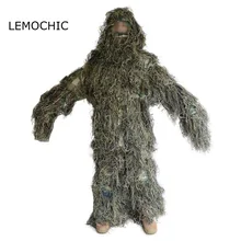Lemochic Ghillie Костюмы спецназ одежда камуфляж тактический Militar Одежда Боевая Охота Армия Multicam Униформа для мужчин