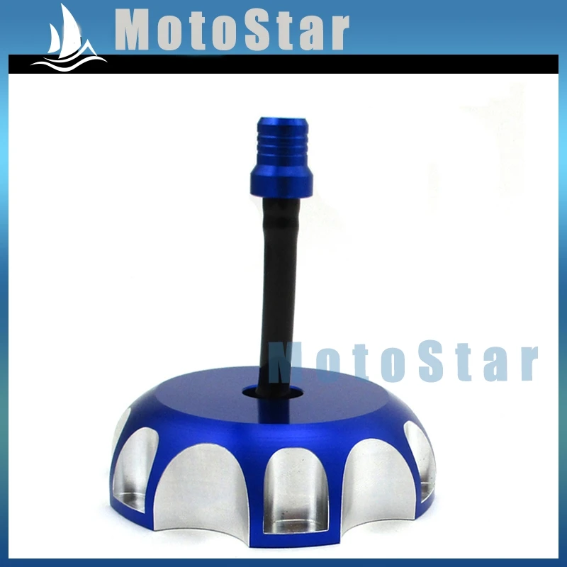 Алюминиевая синяя крышка для бензобака CNC Yamaha YZ450F 2003 2015 внедорожный мотоцикл