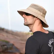 Унисекс Лидер продаж средство для защиты от солнца Панама сетки сплошной цвет Регулируемый Рыбалка кепки для новые летние модные