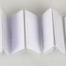 1000 шт./лот 125 кГц TK4100 4102/EM4100 чип rfid пустые карты ПВХ smart card