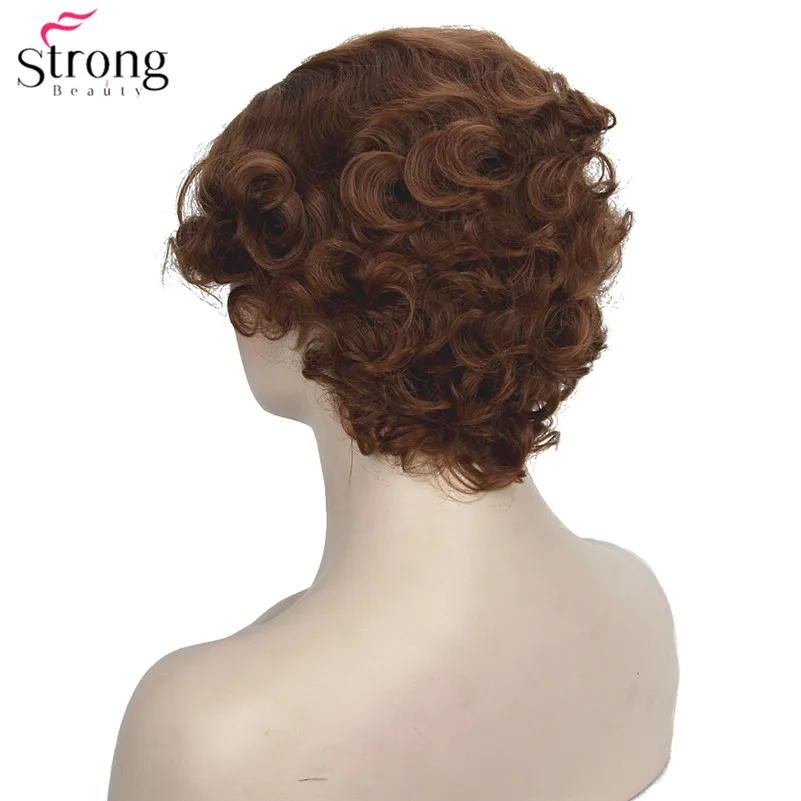 TY 321 #30 Costume Flapper Wig Auburn wigs (5)