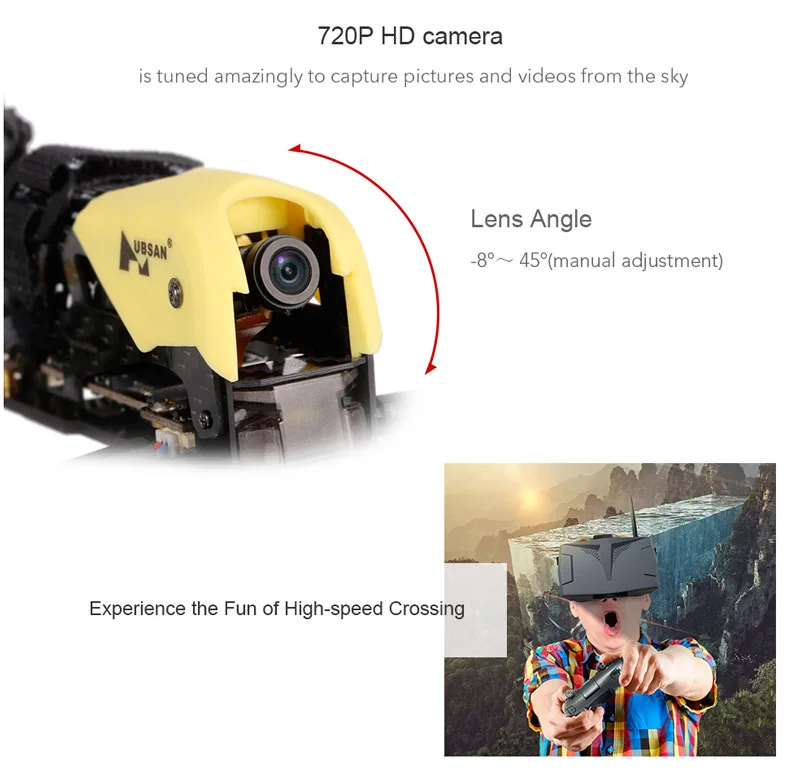 Версия для очков) Hubsan H122D X4 Strom FPV RC камера Дрон Квадрокоптер с камерой 720 P/HV002 Googles совместимый Fatshark