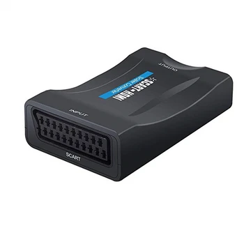 

Ruitroliker 30pcs SCART To HDMI 1080P Audio Video Adapter Converter Receiver with USB Cable for HDTV DVD Player