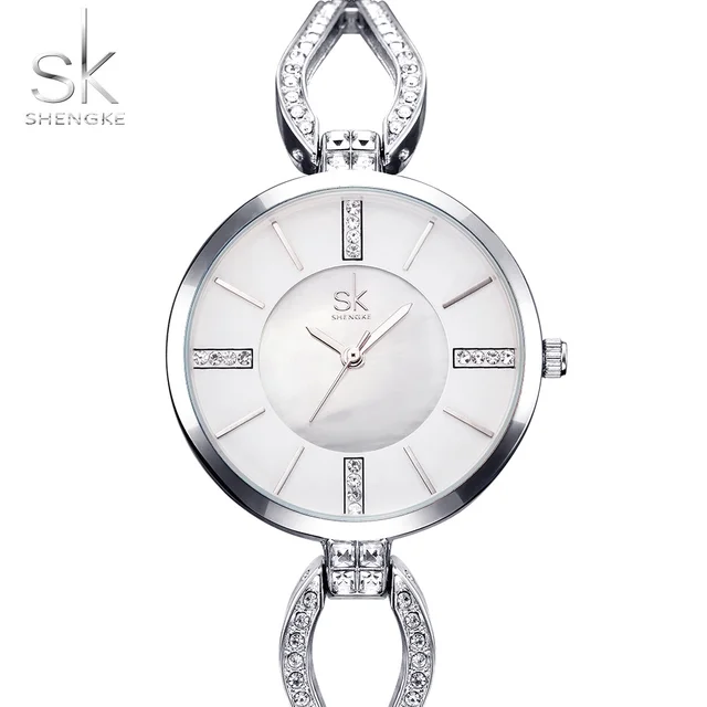 Shengke Unique Bracelet Watches Crystal Dial Woman Watches 2017 Brand Luxury Fas Shengke Unique Bracelet Watches Crystal Dial Woman Watches 2017 Brand Luxury Fas
