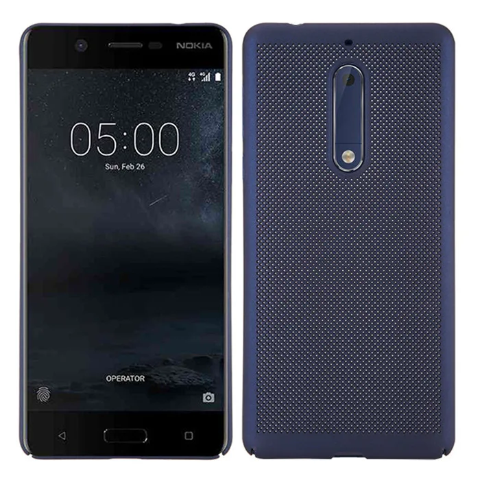 

For Nokia 3 5 6 8 9 case Heat Dissipation Cooling Housing Honeycomb Back Cover for Nokia3 NOKIA5 NOKIA6 NOKIA8 Accessories Cover