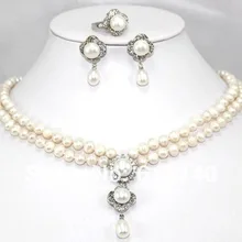 3 шт. ожерелье / кулон серьги ring8# устанавливает SP95_5144