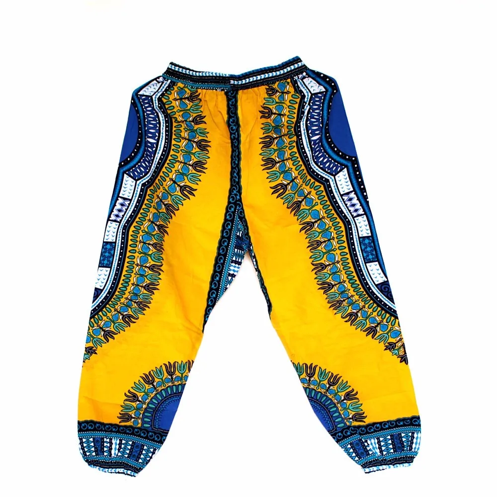 african fashion style African Dashiki Print Trouser Design women Pants Traditional African Clothing Print Dashiki Fabirc Pants For Women And Men african robe
