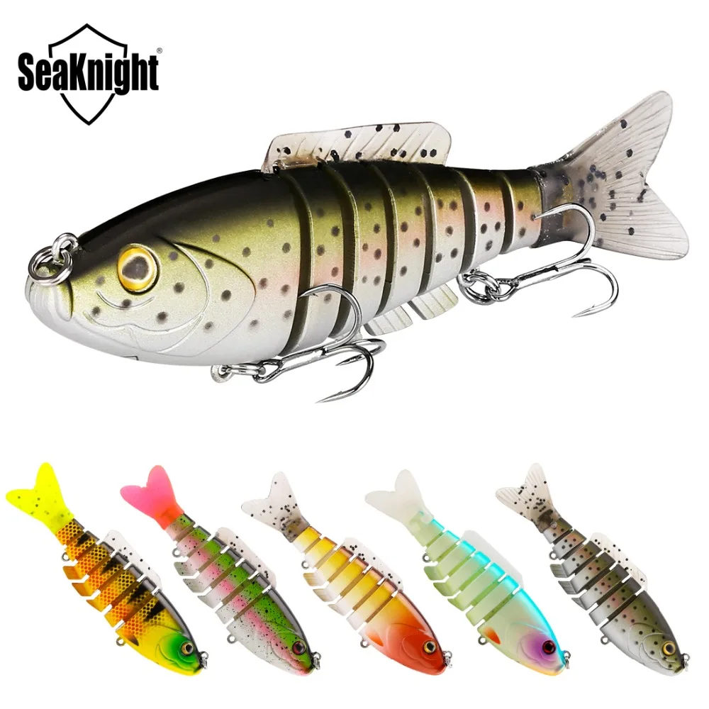 

SeaKnight SK001 Swim Bait Fishing Lure Set 5PCS 8cm 19g Sinking Lure Segments Multi-Jointed Swimming Lure Life-like Swimbait