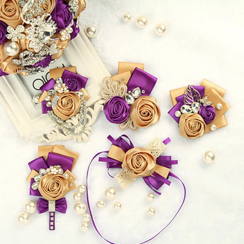 Popular Silk Flower BoutonnieresBuy Cheap Silk Flower Boutonnieres