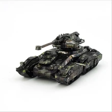 Super Fighter Tanque Do Carro Do Metal 3D Puzzle Titanic The Black Pearl Corte A Laser Coleção Puzzles brinquedos educativos presente Das Crianças
