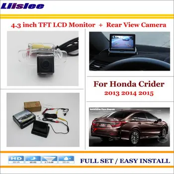 

Liislee For Honda Crider 2013 2014 2015 Auto Back UP Reverse Camera + 4.3" Color LCD Monitor = 2 in 1 Rearview Parking System