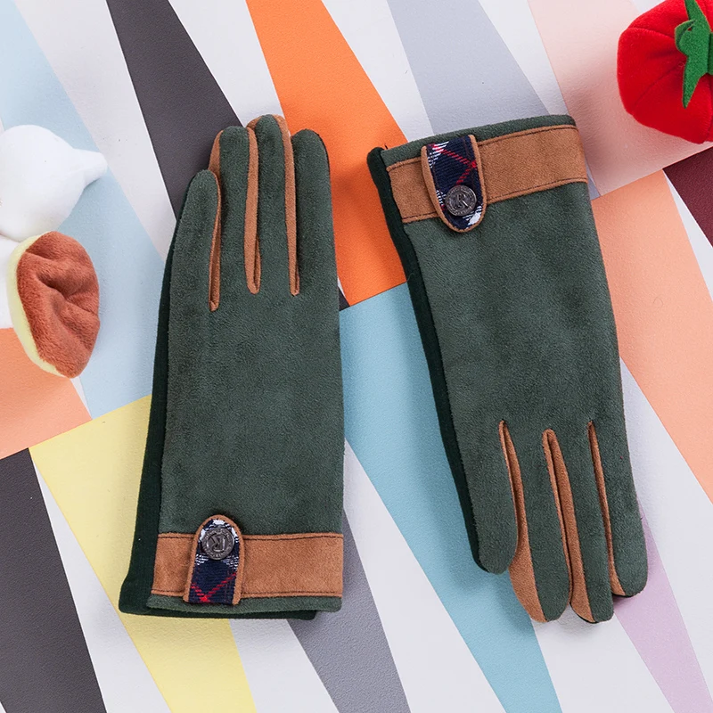 REALBY Модные осенние и зимние Перчатки разноцветный лоскутное на открытом воздухе детские перчатки теплые перчатки для мальчиков и девочек C5171
