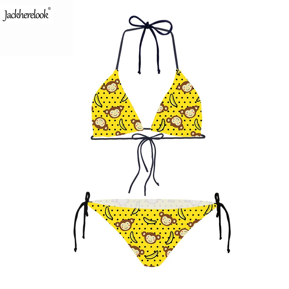 cute yellow bikinis