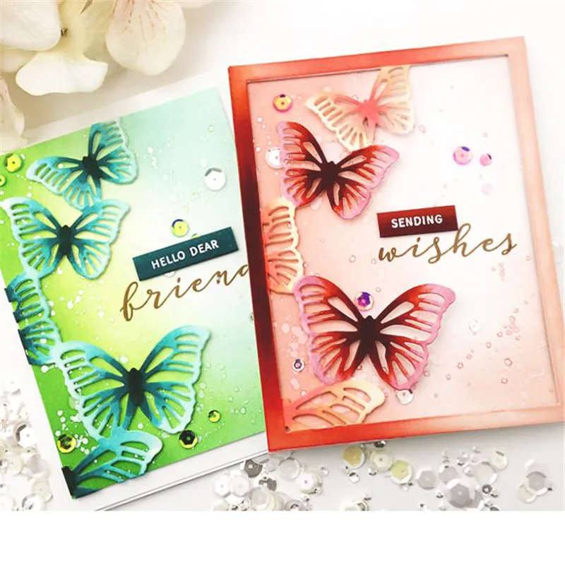 

Naifumodo Butterfly Background Metal Cutting Dies 2019 for Craft Dies Scrapbooking Album Embossing Die Cut Metal Dies Decoration
