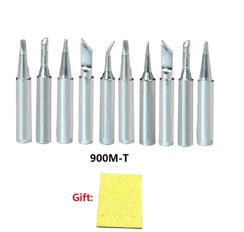

WWW KLY 10pcs 900M Series Soldering Iron Sting Tips for Hakko, ATTEN, QUICK, Aoyue Yihua Soldering Station Solder melting Tips