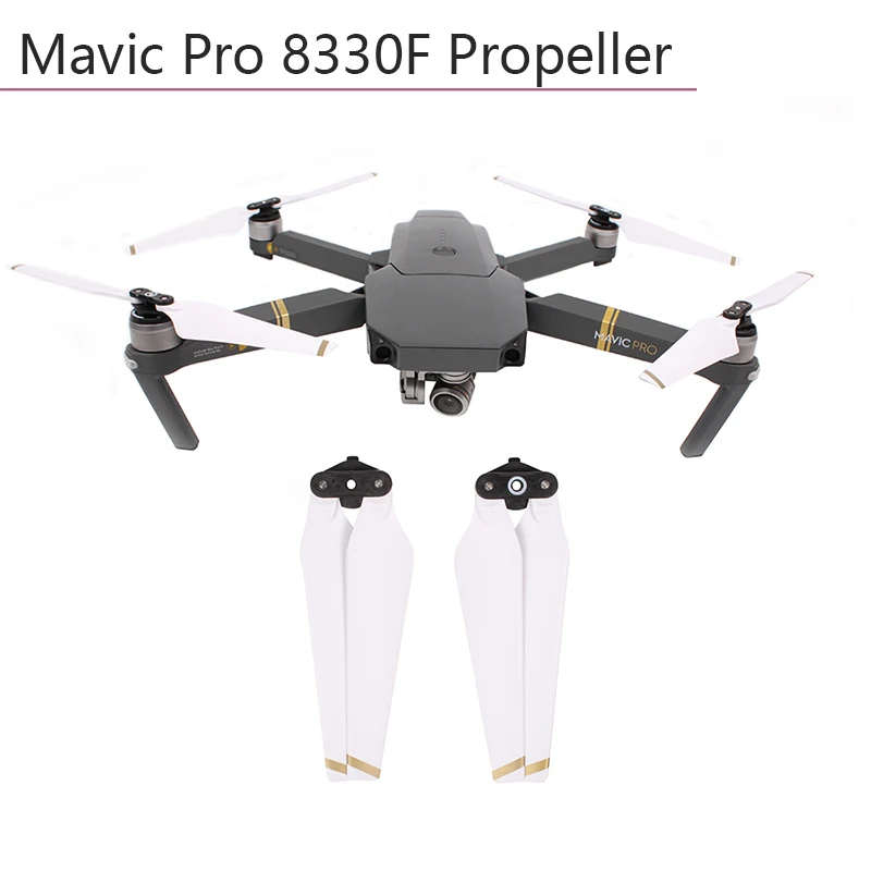 2 шт. красочные винтов 8330F для DJI Mavic Pro летать более секретный реквизит Quick Release складная бритва запасных Запчасти белый красные, синие