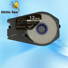 Кассета с маркировочной лентой TM-1112W 12 мм белый кабель ID printerMk1000 Mk2000 Mk1100 Mk1500 Mk2500