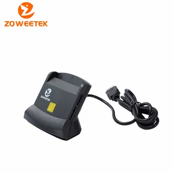 

Zoweetek 12026-6 Brand New Easy Comm USB Smart Card Reader IC/ID card Reader High Quality Dropshipping