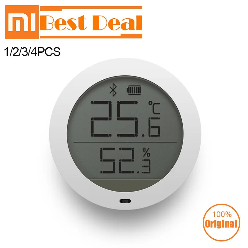 

Original Xiaomi mijia Mi bluetooth Temperature Humidity sensor High sensitivity digital Thermometer Moisture Meter for Mi Home
