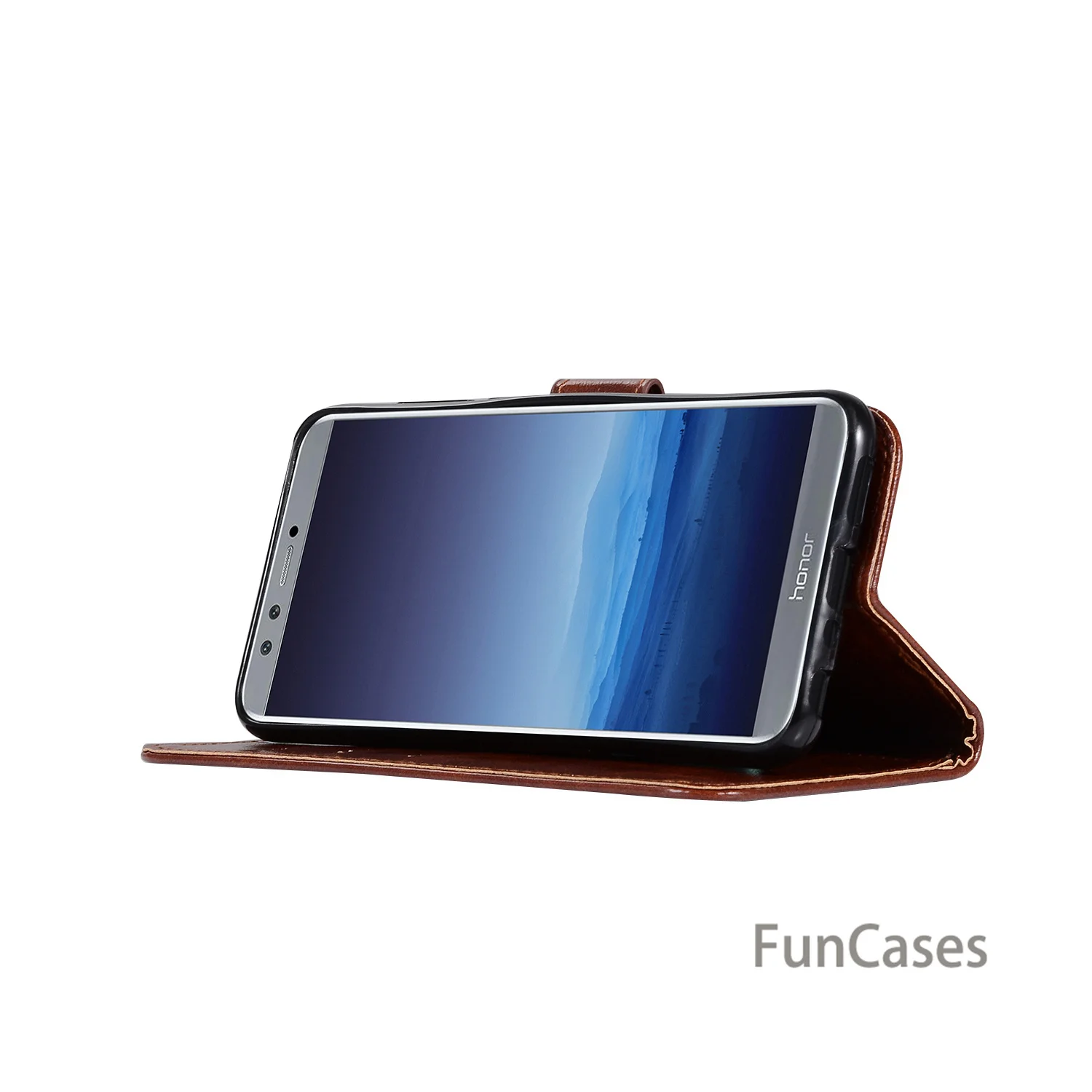Для Coque huawei Ascend Honor 9 Lite чехол для Fundas 5 2 дюймов + подставка карт Huawai