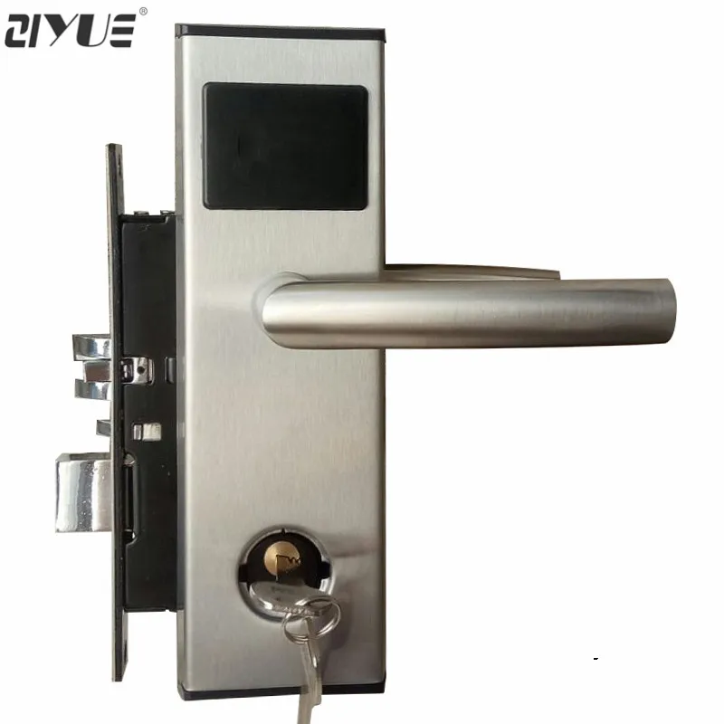 

Digital ANSI 125Khz T5577 RF RFID Card Key Reader Electronic Hotel Card Door Lock ET100RF