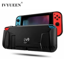 Защитный чехол-накладка IVYUEEN из термополиуретана с переключателем для Nintendo Switch Console, 4 игры для контроллера переключателя, амортизация ударов