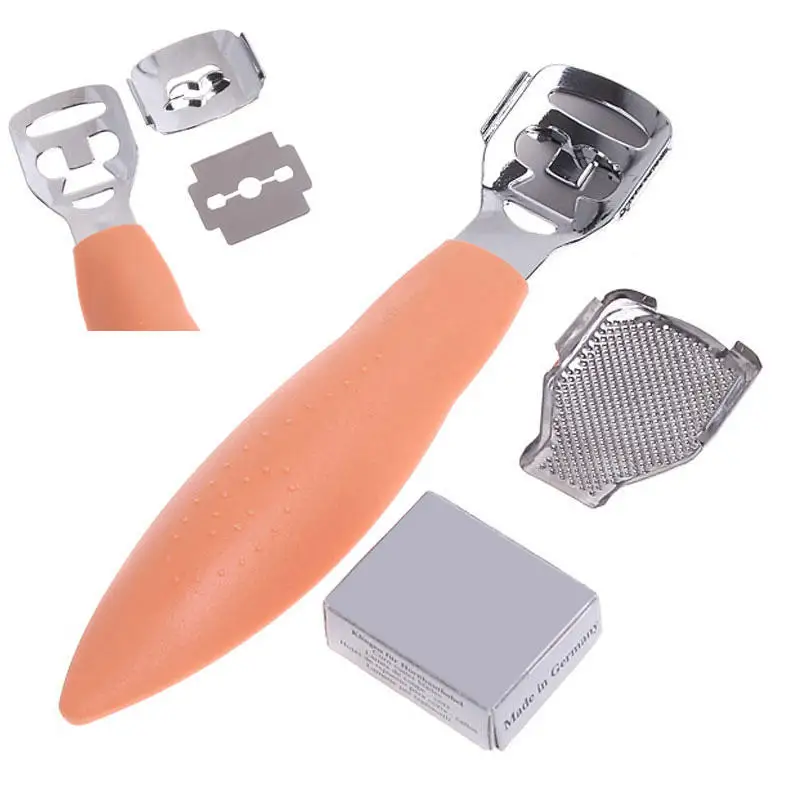 

Skin Shaver Corn Cuticle Cutter Remover Rasp Pedicure File Foot Callus 10 Blades Practical Foot Rasp