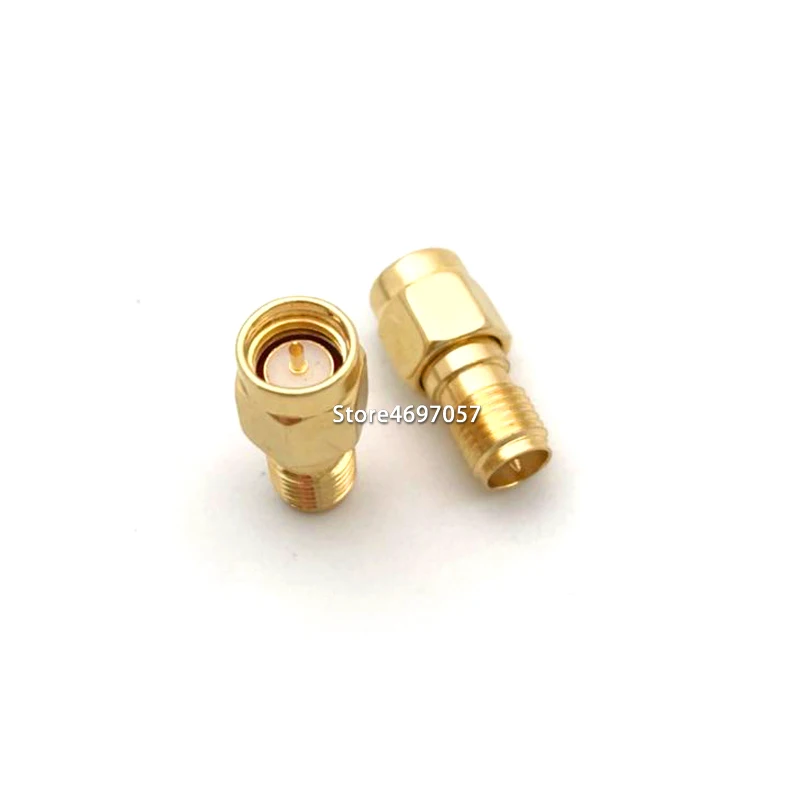 JINYANG Excellent Gold Plated SMA Male to RP-SMA Female Adapter 