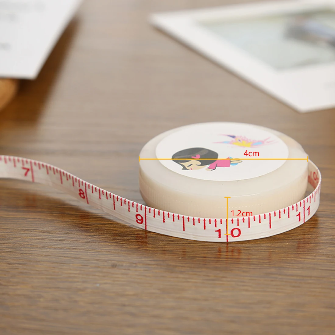 Измерьте тело измеряя гибкую линейку 1 шт. 1,5 м швейная линейка метр прекрасный измерительный инструмент лента с рисунками индивидуальные измерения