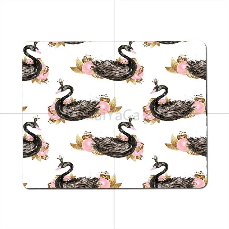 MaiYaCa New Design Black Swan Gamer Speed Mice Retail Small Rubber Mousepad DIY pictures PC computer gaming mousepad desk mat