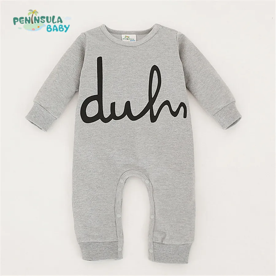 

Winter Baby Rompers Cotton Long Sleeve Jumpsuits Newborn Boy Girls Clothes Warm Thick Kids Toddler Costume Infant Outerwear