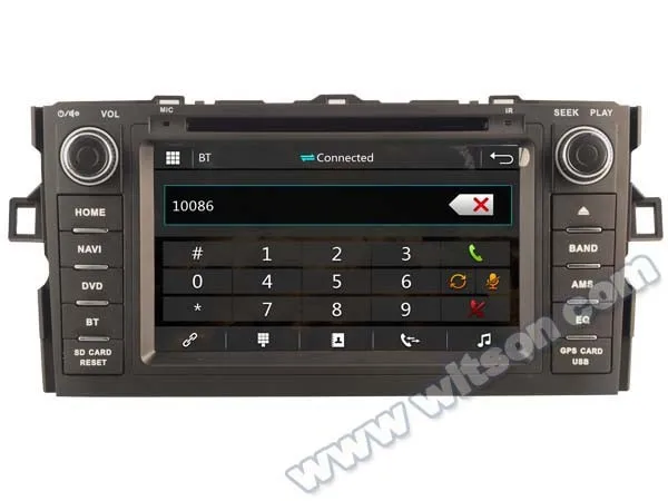 Clearance WITSON CAR DVD GPS For TOYOTA AURIS car audio navi with Capctive Screen 1080P DSP WiFi 3G DVR Good Price GIFT 24