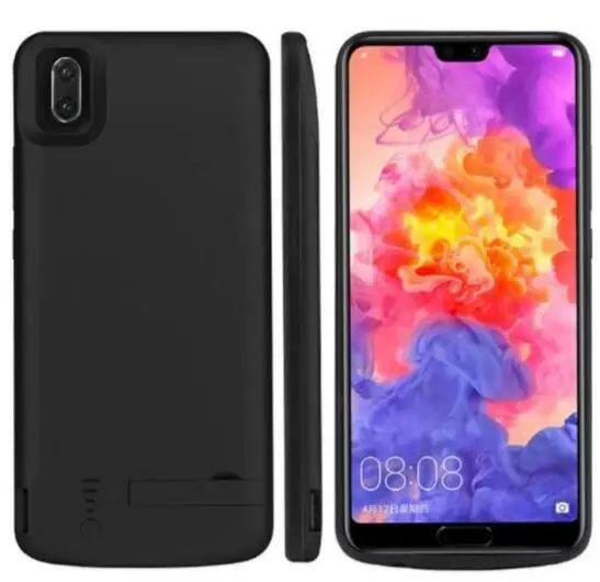 black 6500 мАч для huawei P20 Pro Батарея Зарядное устройство случае Внешний смартфон крышка Мощность банка для huawei P20 Pro Батарея дело Капа - Цвет: black