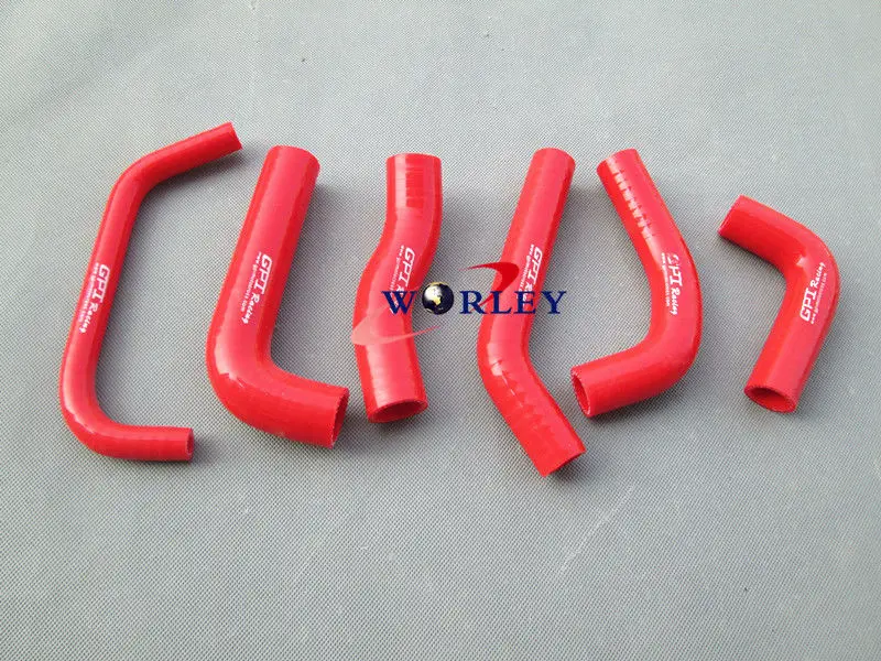 

For Silicone RADIATOR HOSE KIT Honda XR650R XR650 2000 2001 2002 2003 2004 2005 RED