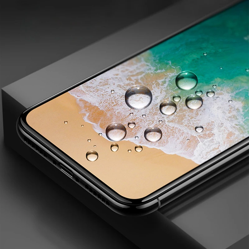 Защитное стекло CHYI закаленное 9H с полным клеем изогнутое для iPhone X|screen protector tempered