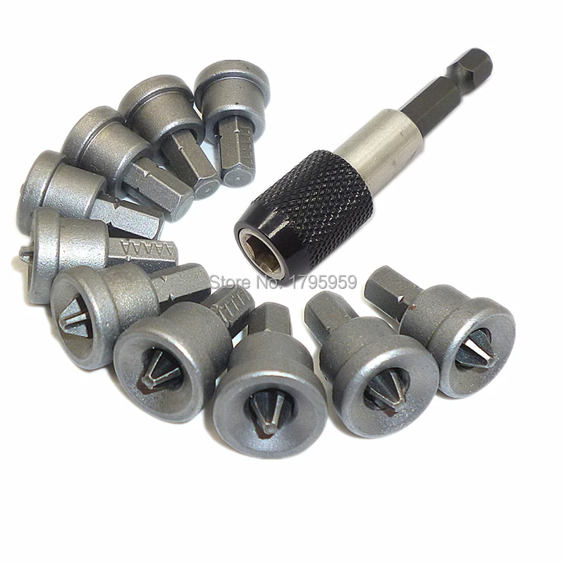 10pcs 25mm Drywall Screw Phillips Screwdriver Bits With Depth