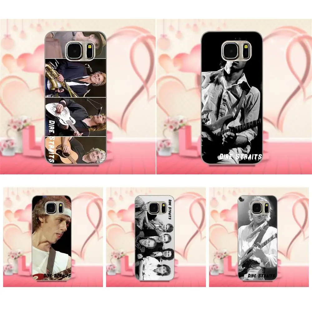 

Soft Silicone TPU Transparent Case Coque Cover For Galaxy A3 A5 A7 J1 J3 J5 J7 2016 2017 S5 S6 S7 S8 S9 edge Plus Dire Straits